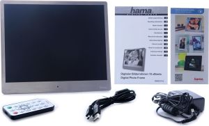 Ramka cyfrowa Hama Basic Slimline Steel 9.7" (118561) 10