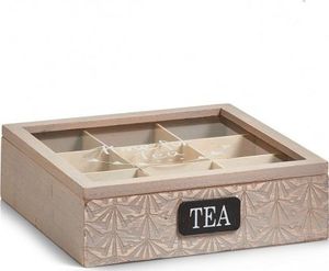 Zeller Zeller, Pudełko na herbatę Tea, 24x24x7cm 1