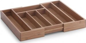 Zeller Zeller, Regulowany wkład o szuflady z drewna bambusowego, 18x33.5cm 1