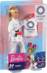 Lalka Barbie Mattel Tokyo 2020 - Karate (GJL74) 3
