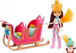 Mattel Enchantimals lalka Felicity Fox + zwierzątko Sanki 1