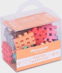 Marioinex Klocki Waffle Mini pastelowe 35el. 2+ Marioinex 1