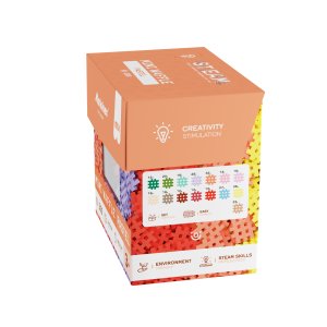 Marioinex Klocki Waffle Mini pastelowe 300el. 2+ Marioinex 3