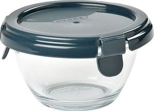 Beaba Okrągły pojemnik słoiczek szklany Pyrex z hermetycznym zamknięciem 200 ml dark blue Beaba 1