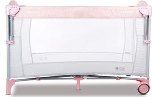 Sun Baby Łóżeczko turystyczne - dostawka do łóżka - różowe 8