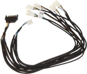 Akasa 4-pin - 4-pin x5, 0.45m, Czarny (AK-CBFA07-45) 2