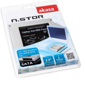 Kieszeń Akasa 2.5" SATA ODD N.Stor S9 (AK-OA2SSA-03) 5