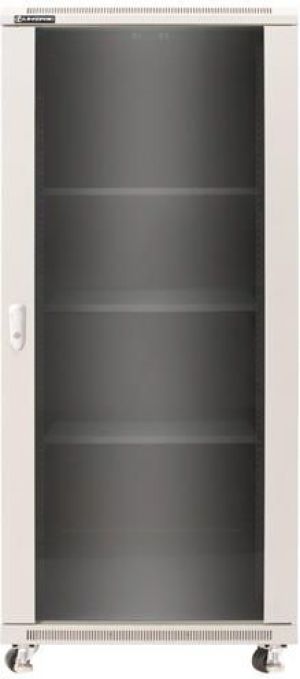 Szafa Linkbasic stojąca rack 19'' 37U 600x1000mm szara drzwi przednie szklane (NCB37-610-BAB-C) 1