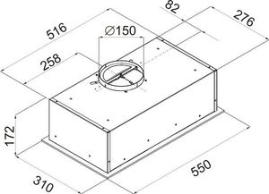 Okap Ciarko S-Box 60 3