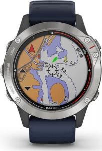 Zegarek sportowy Garmin Quatix 6 Granatowy  (010-02158-91) 2