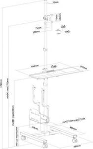 Uchwyt do komputera Neomounts FPMA-MOBILE1700 3