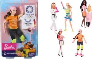 Lalka Barbie Mattel -BRB SPORT OLIMPIJKA LALKA AST GJL73 WB6 1