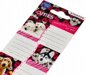 Starpak I NAKLEJKI NA ZESZYT STK PIESEK PBH 120/1200 3