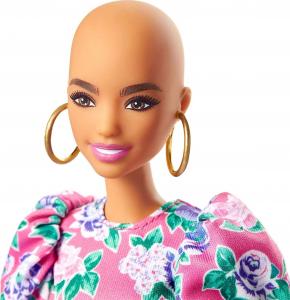 Lalka Barbie Mattel Fashionistas Modna przyjaciółka - Modna lalka w kwiecistej sukience (GHW64) 2