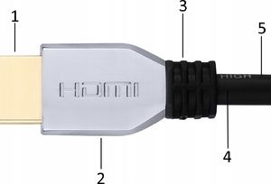 Kabel Pawonik HDMI - HDMI 2m srebrny 5