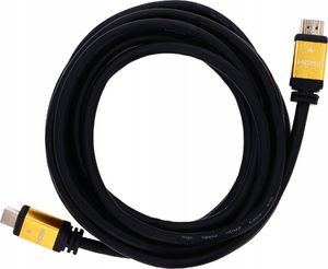 Kabel Pawonik HDMI - HDMI 5m żółty 2