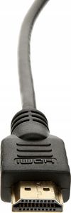 Kabel Pawonik HDMI - HDMI 1.5m czarny 2