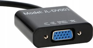 Adapter AV Pawonik DVI-D - D-Sub (VGA) czarny 3