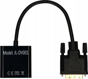 Adapter AV Pawonik DVI-D - D-Sub (VGA) czarny 5