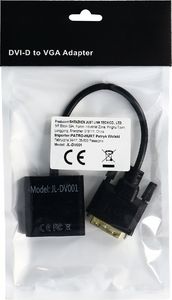 Adapter AV Pawonik DVI-D - D-Sub (VGA) czarny 6