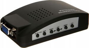 System przekazu sygnału AV Pawonik KONWERTER SYGNAŁU BNC S-VIDEO VGA AV - VGA ZESTAW 2