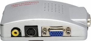 Adapter AV Pawonik Composite Video - S-Video - D-Sub (VGA) biały (168) 2