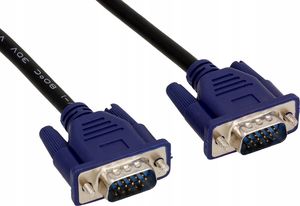 Kabel Pawonik D-Sub (VGA) - D-Sub (VGA) 3m czarny 2