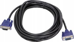 Kabel Pawonik D-Sub (VGA) - D-Sub (VGA) 5m czarny (6941237131959) 2