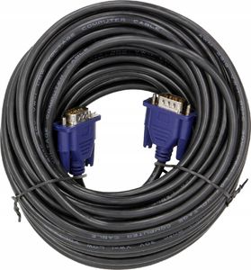 Kabel Pawonik D-Sub (VGA) - D-Sub (VGA) 15m czarny (91 PH-74000-15) 3