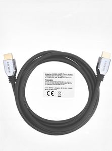 Kabel Pawonik HDMI - HDMI 1m srebrny 4
