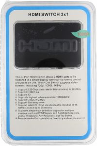 Pawonik SWITCH 3x HDMI PRZEŁĄCZNIK ROZDZIELACZ + PILOT 6