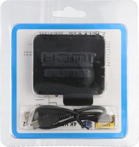 Pawonik SPLITTER HDMI 1x2 ROZDZIELACZ 4K*2K FULLHD 4K ULTR 6