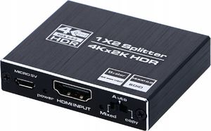 Pawonik SPLITTER HDMI 1x2 ROZDZIELACZ 4K*2K ULTRA HD 4K 2