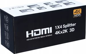 Pawonik SPLITTER HDMI 2.0 1x4 ROZDZIELACZ ULTRA HD UHD 4K HDCP 2.2 HDR10 6