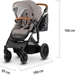 Wózek KinderKraft 3w1 Prime beige + bag 7