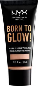 NYX Born to Glow! Naturally Radiant Foundation Porcelain 30ml 1