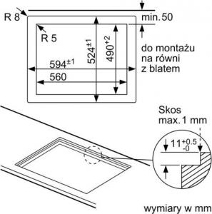 Płyta grzewcza Bosch PPH6A6B20 6