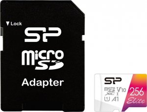Karta Silicon Power Elite MicroSDXC 256 GB Class 10 UHS-I/U1 A1 V10 (SP256GBSTXBV1V20SP) 2
