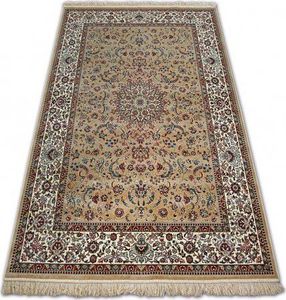 Dywany Łuszczów Dywan WINDSOR 22925 berber - Kwiaty ŻAKARD beż, 60x100 cm 1