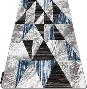 Dywany Łuszczów Dywan ALTER Nano Trójkąty niebieski, 120x170 cm 1