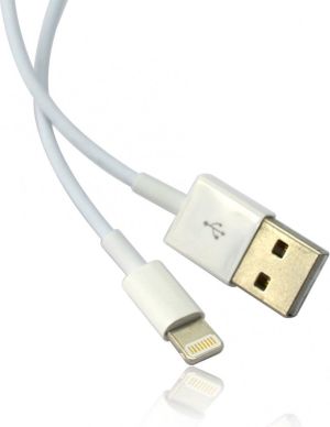 Kabel USB Savio USB-A - Lightning 1 m Biały (SAVIO CL-64) 1