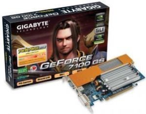 Karta graficzna Gigabyte GeForce 7100 GS 128MB 7100GS 128MB (512MB TC) 64BIT DDR2 TV/DVI GV-NX71G512P8 1