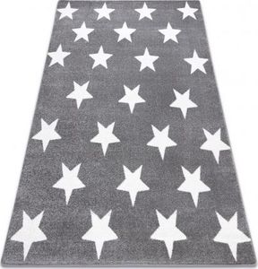 Dywany Łuszczów Dywan SKETCH - FA68 szaro/biały - Gwiazdki Gwiazdy, 240x330 cm 1