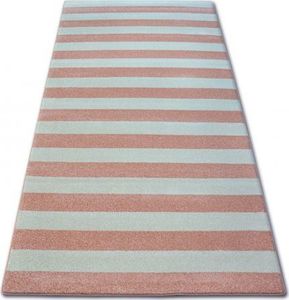 Dywany Łuszczów Dywan SKETCH - F758 różowo/kremowy - Pasy, 160x220 cm 1