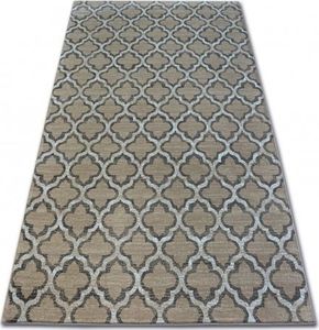 Dywany Łuszczów Dywan ARGENT - W4030 Koniczyna Marokańska Trellis Beżowy, 133x190 cm 1