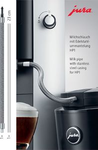 Jura Przewód mleka z osłoną ze stali nierdzewnej HP1 2
