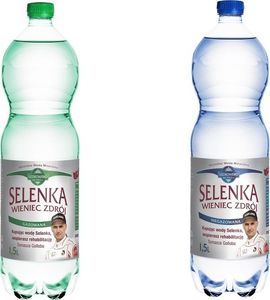 Woda Selenka Naturalna woda mineralna Selenka Wieniec Zdrój - niegazowana /gazowana 1,5L MIX 504 butelki paleta 1