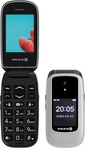 Telefon komórkowy Evelatus Wave 2020 Dual SIM Srebrny 2