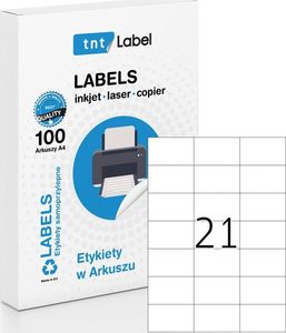 TNT Label Etykiety samoprzylepne A4 70x42mm 1