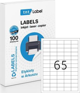 TNT Label Etykiety samoprzylepne A4 38 x 21 mm 1
